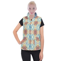 Pattern Women s Button Up Vest by Sobalvarro