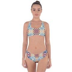 Pattern Criss Cross Bikini Set by Sobalvarro