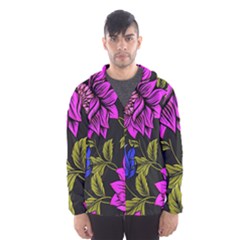 Botany  Men s Hooded Windbreaker by Sobalvarro