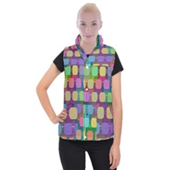 Pattern  Women s Button Up Vest by Sobalvarro