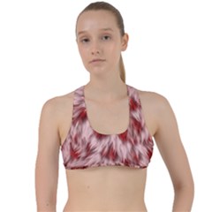 Abstract  Criss Cross Racerback Sports Bra by Sobalvarro