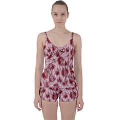 Abstract  Tie Front Two Piece Tankini by Sobalvarro