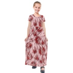 Abstract  Kids  Short Sleeve Maxi Dress by Sobalvarro