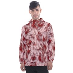 Abstract  Men s Front Pocket Pullover Windbreaker by Sobalvarro