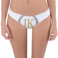 Jk Logo Reversible Hipster Bikini Bottoms by Jeanskings