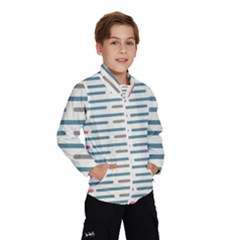 Long Lines Vector Pattern Kids  Windbreaker