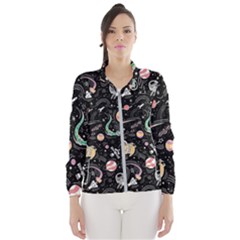 Animals Galaxy Space Women s Windbreaker