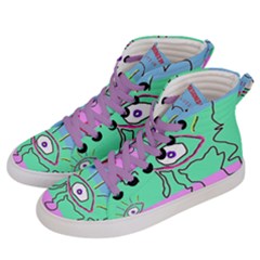 Designed By Revolution Child  u G L Y   Women s Hi-top Skate Sneakers by designedbyrevolutionchild