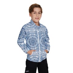 Boho Pattern Style Graphic Vector Kids  Windbreaker by Sobalvarro