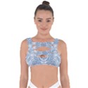 Boho Pattern Style Graphic Vector Bandaged Up Bikini Top View1