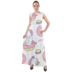 Unicorn Seamless Pattern Background Vector (1) Chiffon Mesh Boho Maxi Dress by Sobalvarro