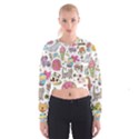 Set Kawaii Doodles Cropped Sweatshirt View1