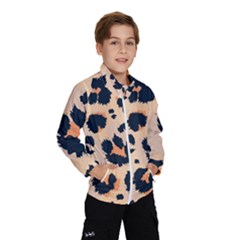 Leopard Pattern Funny Drawing Seamless Pattern Kids  Windbreaker