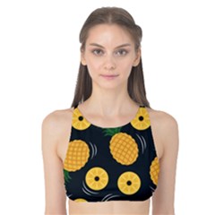 Seamless Pattern Pineapple Pattern Tank Bikini Top by Vaneshart