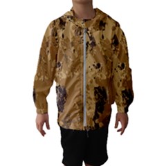 Abstract Grunge Camouflage Background Kids  Hooded Windbreaker