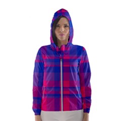 Bisexualplaid Women s Hooded Windbreaker by NanaLeonti