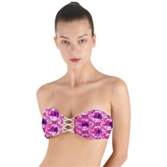 Cut Glass Beads Twist Bandeau Bikini Top by essentialimage