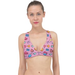 Candy Pattern Classic Banded Bikini Top by Sobalvarro