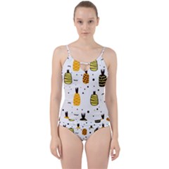 Pineapples Cut Out Top Tankini Set by Sobalvarro