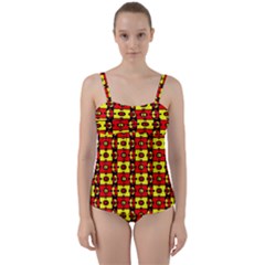 Rby 66 Twist Front Tankini Set by ArtworkByPatrick