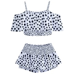 I See Spots Kids  Off Shoulder Skirt Bikini by VeataAtticus