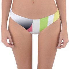 Retro Sphreres And Lines Reversible Hipster Bikini Bottoms by snowwhitegirl