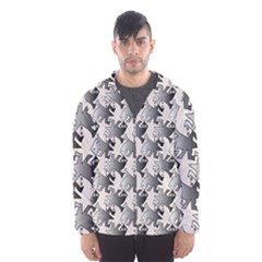 Seamless Tessellation Background Men s Hooded Windbreaker