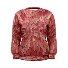 Texture Stained Glass Window Colors Women s Sweatshirt