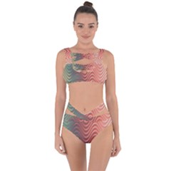 Texture Digital Painting Digital Art Bandaged Up Bikini Set 