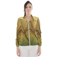 Leaves Design Pattern Nature Women s Windbreaker