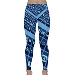 Apps Social Media Networks Internet Classic Yoga Leggings