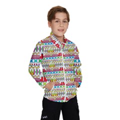 Christmas Digital Paper Kids  Windbreaker