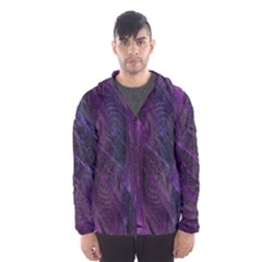 Abstract Form Pattern Texture Men s Hooded Windbreaker by Vaneshart