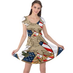 Seal Of United States Patent And Trademark Office Cap Sleeve Dress