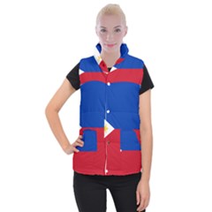 Flag Of The Philippines Women s Button Up Vest by abbeyz71