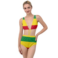Flag Of Ethiopia Tied Up Two Piece Swimsuit by abbeyz71