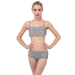 Motif Layered Top Bikini Set by Sobalvarro