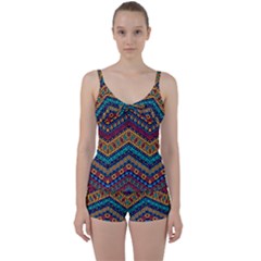 Untitled Tie Front Two Piece Tankini by Sobalvarro