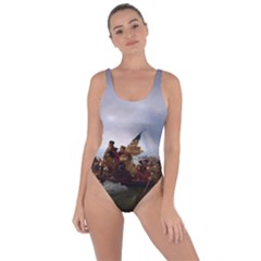 George Washington Crossing Of The Delaware River Continental Army 1776 American Revolutionary War Original Painting Bring Sexy Back Swimsuit by snek