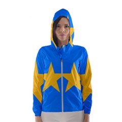 Flag Of The Democratic Republic Of The Congo, 2003-2006 Women s Hooded Windbreaker by abbeyz71