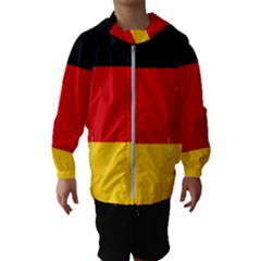 Flag Of Germany Kids  Hooded Windbreaker by abbeyz71