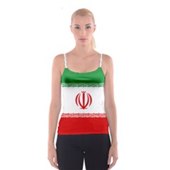 Flag Of Iran Spaghetti Strap Top by abbeyz71