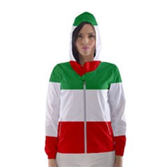 Flag Of Iran (1964–1980) Women s Hooded Windbreaker by abbeyz71