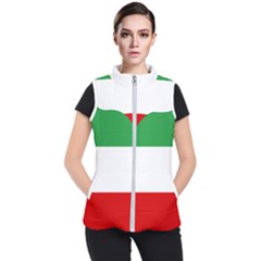 Flag Of Iran (1964–1980) Women s Puffer Vest by abbeyz71