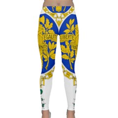 Coat Of Arms Of The French Republic Classic Yoga Leggings by abbeyz71
