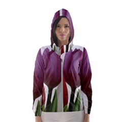 Tulips Spring Bouquet Women s Hooded Windbreaker by picsaspassion