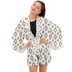 Background Texture Triangle Long Sleeve Kimono by HermanTelo