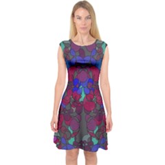 Netzauge Capsleeve Midi Dress by zappwaits