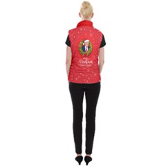 Make Christmas Great Again With Trump Face Maga Women s Button Up Vest by snek
