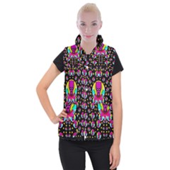 Skull With Many Friends Women s Button Up Vest by pepitasart